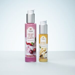 Комплект ОЛИО ЗА ЛИЦЕ И ТЯЛО CHERRY ROSE QUARTZ 125 мл. & VANILLA GOLD 50 мл.